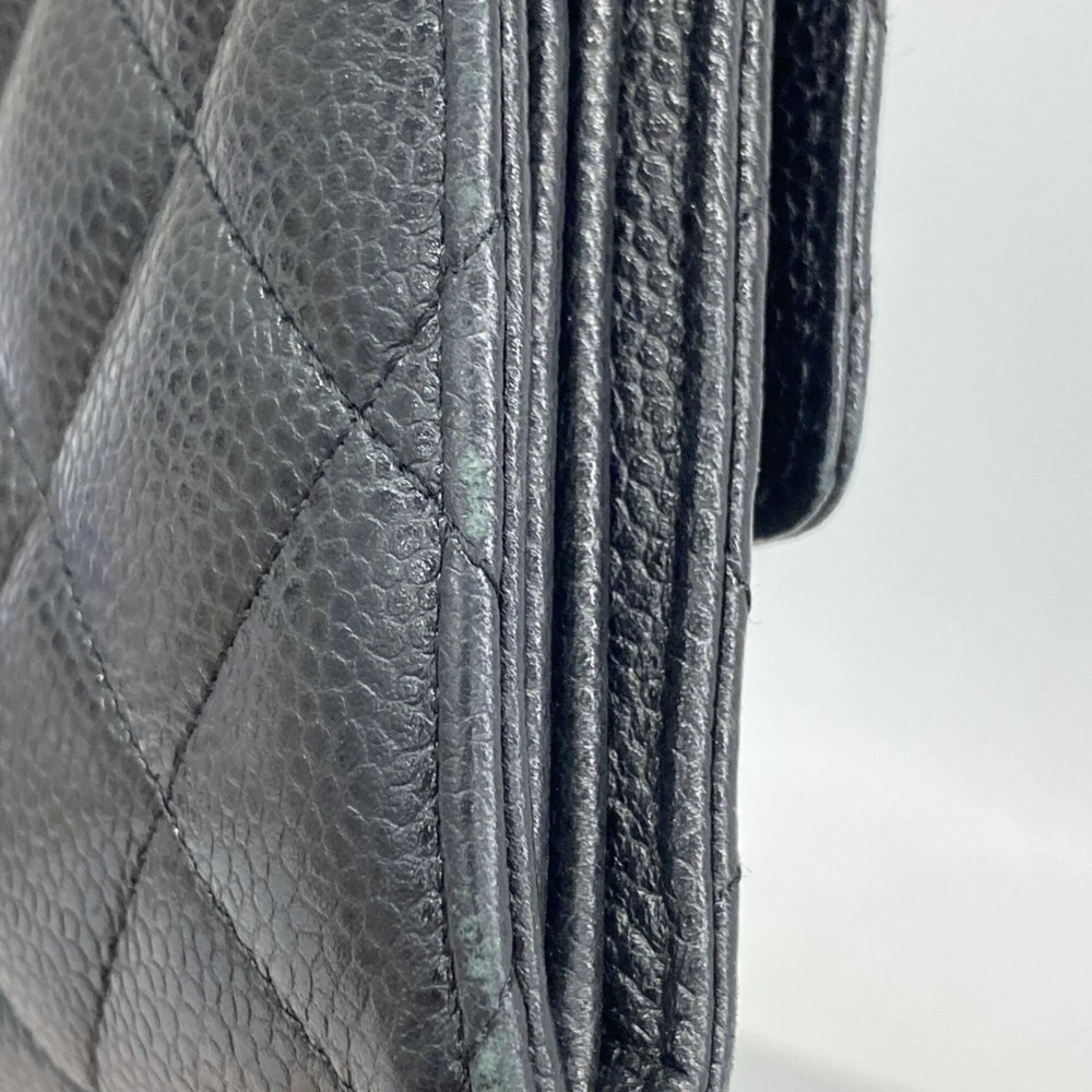 CHANEL Black Caviar Leather Wallet - Picture 9 of 12